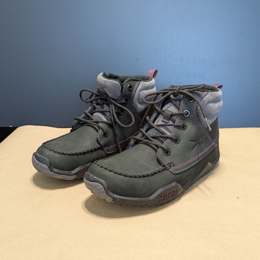 KURU Women's Ankle Boots - Black and Purple